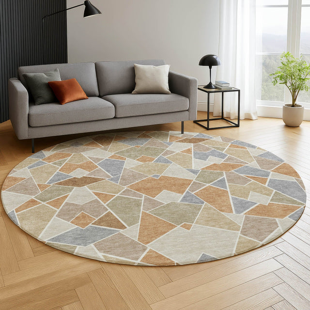 Dalyn Kenner KN8 Copper Rug shown in a room