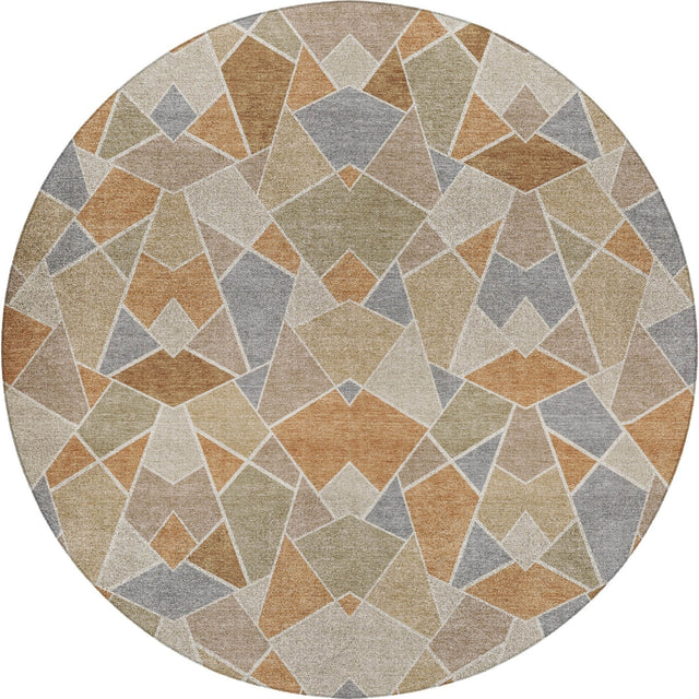 Dalyn Kenner KN8 Copper Rug round rug