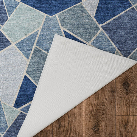 Dalyn Kenner KN8 Denim Rug backing detail