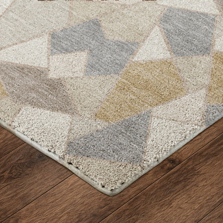 Dalyn Kenner KN8 Ivory Rug corner detail