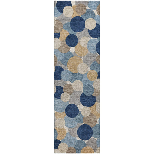 Dalyn Kenner KN9 Blue Rug runner rug