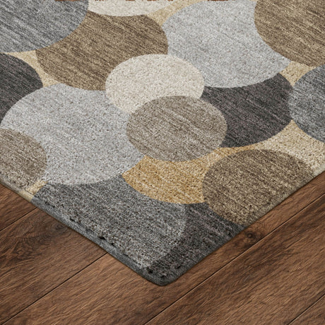 Dalyn Kenner KN9 Gray Rug corner detail
