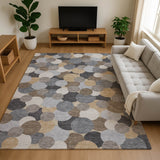 Dalyn Kenner KN9 Gray Rug shown in a room