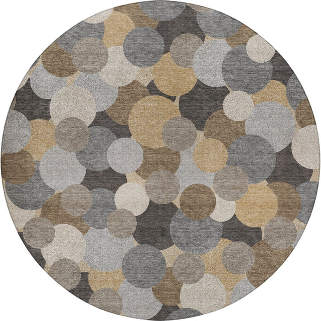 Dalyn Kenner KN9 Gray Rug round rug
