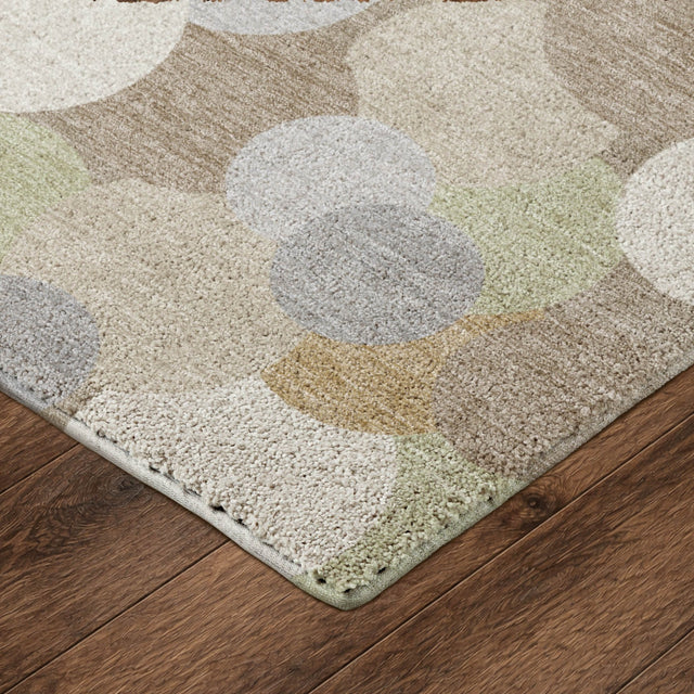 Dalyn Kenner KN9 Khaki Rug corner detail