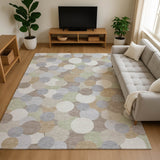 Dalyn Kenner KN9 Khaki Rug shown in a room