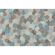 Dalyn Kenner KN9 Turquoise Rug rectangular rug