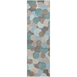 Dalyn Kenner KN9 Turquoise Rug runner rug
