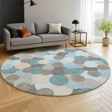 Dalyn Kenner KN9 Turquoise Rug shown in a room