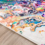 Dalyn Kikiamo KK1 Carnival Rug finished edge detail