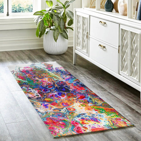 Dalyn Kikiamo KK1 Carnival Rug shown in a room