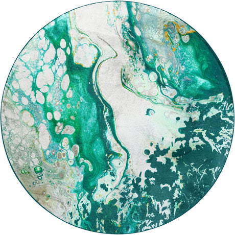 Dalyn Kikiamo KK10 Emerald City Rug round rug