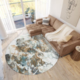 Dalyn Kikiamo KK11 Volcano Rug shown in a room