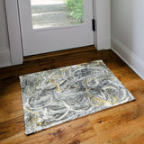 Dalyn Kikiamo KK12 Storm Rug shown in a room