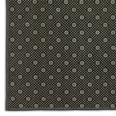 Dalyn Kikiamo KK13 Graphite Rug backing detail