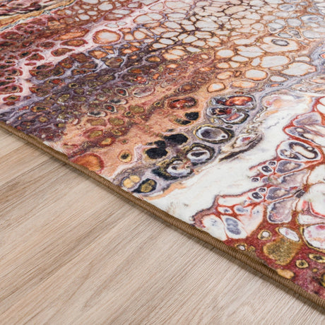 Dalyn Kikiamo KK15 Canyon Rug finished edge detail