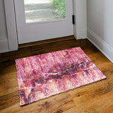 Dalyn Kikiamo KK16 Flamingo Rug shown in a room