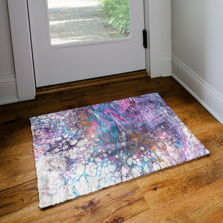 Dalyn Kikiamo KK19 Lavender Rug shown in a room