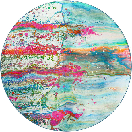 Dalyn Kikiamo KK2 Confetti Rug round rug
