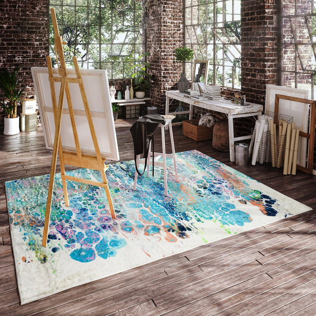 Dalyn Kikiamo KK20 Twilight Rug shown in a room