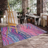 Dalyn Kikiamo KK3 Passion Rug shown in a room
