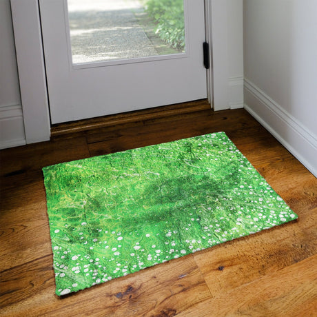 Dalyn Kikiamo KK5 Lime-In Rug shown in a room