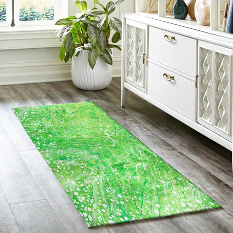 Dalyn Kikiamo KK5 Lime-In Rug shown in a room