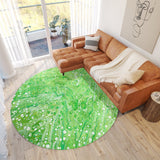 Dalyn Kikiamo KK5 Lime-In Rug shown in a room