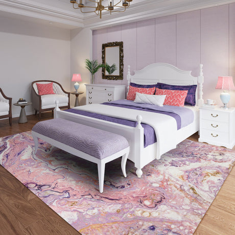 Dalyn Kikiamo KK6 Primrose Rug shown in a room