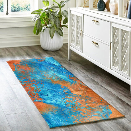 Dalyn Kikiamo KK8 Bermuda Rug shown in a room