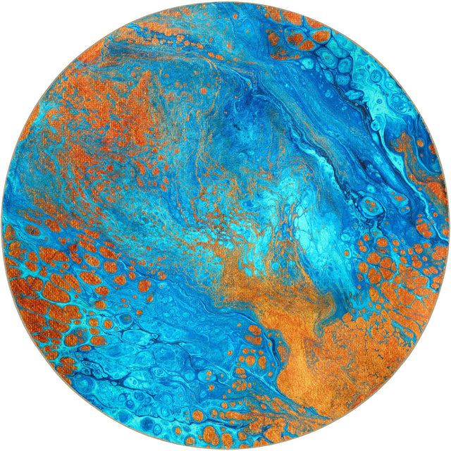 Dalyn Kikiamo KK8 Bermuda Rug round rug