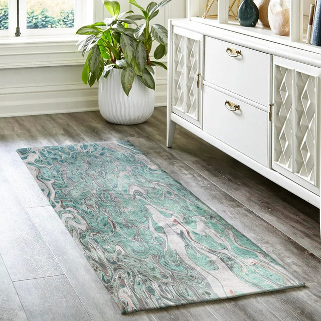 Dalyn Kikiamo KK9 Seaside Rug shown in a room