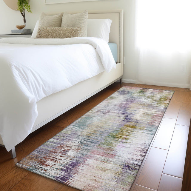 Dalyn Kochi KC1 Plum Rug shown in a room