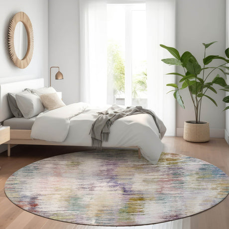 Dalyn Kochi KC1 Plum Rug shown in a room