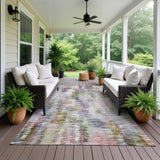 Dalyn Kochi KC1 Plum Rug outdoor lifestyle image