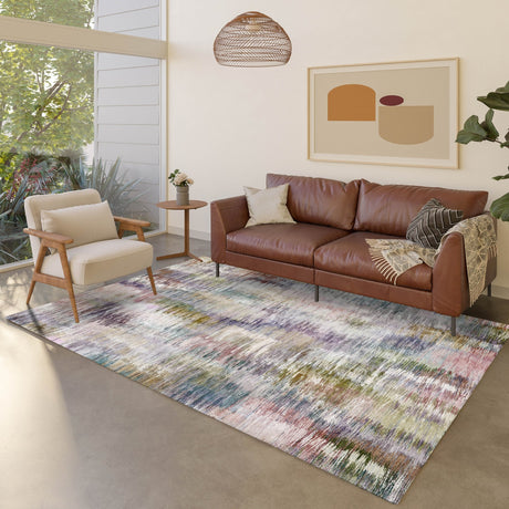 Dalyn Kochi KC1 Plum Rug shown in a room