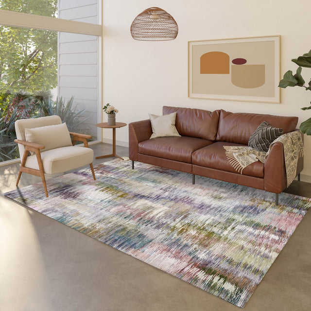 Dalyn Kochi KC1 Plum Rug shown in a room