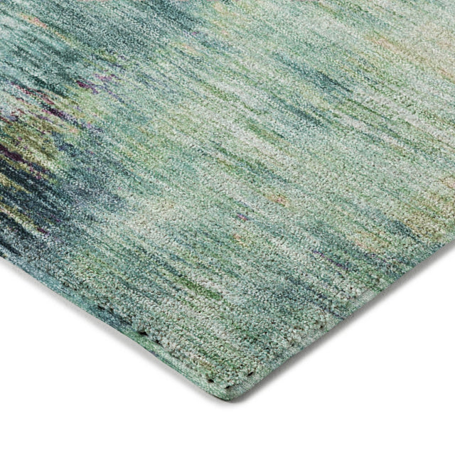 Dalyn Kochi KC1 Teal Rug corner detail