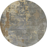Dalyn Kochi KC11 Pewter Rug round rug
