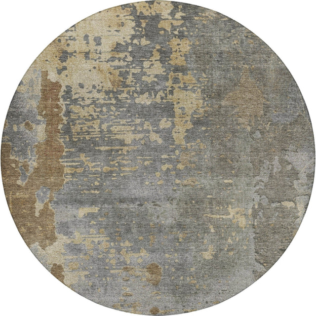 Dalyn Kochi KC11 Pewter Rug round rug