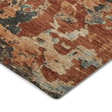 Dalyn Kochi KC11 Teal Rug corner detail