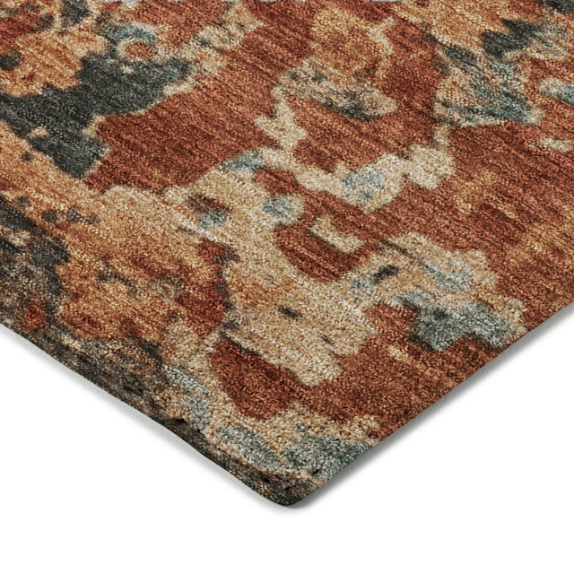 Dalyn Kochi KC11 Teal Rug corner detail