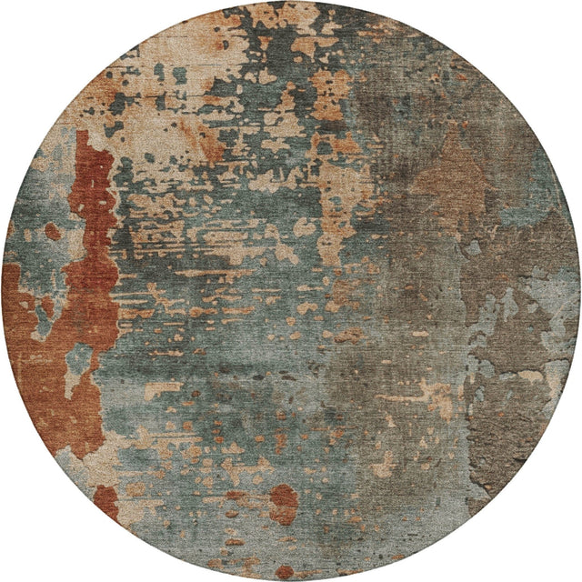 Dalyn Kochi KC11 Teal Rug round rug
