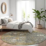 Dalyn Kochi KC12 Gray Rug shown in a room