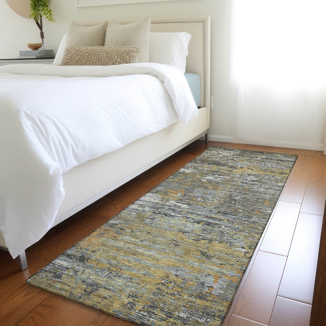Dalyn Kochi KC12 Gray Rug shown in a room