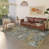 Dalyn Kochi KC12 Gray Rug shown in a room