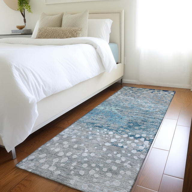 Dalyn Kochi KC13 Gray Rug shown in a room
