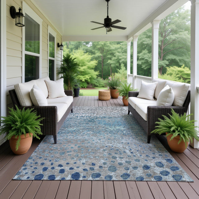 Dalyn Kochi KC13 Gray Rug outdoor lifestyle image