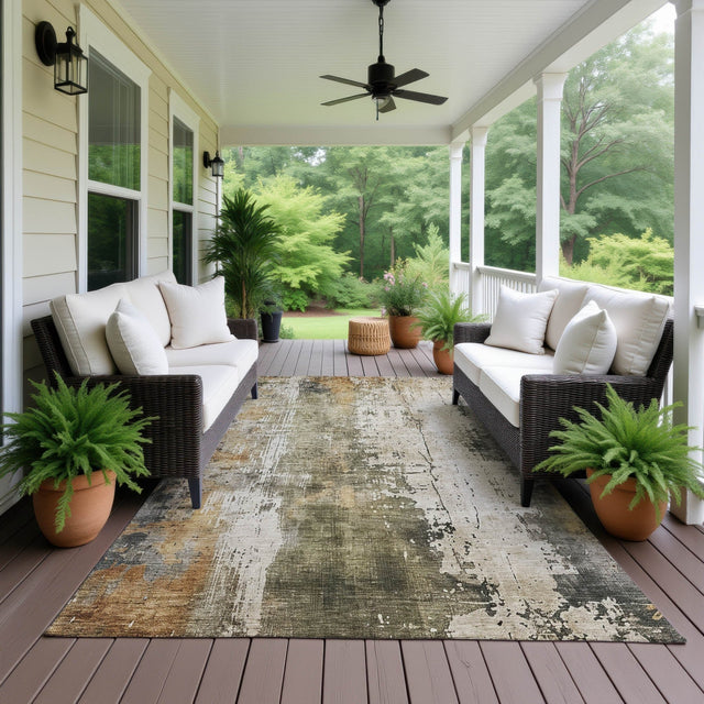 Dalyn Kochi KC14 Putty Rug outdoor lifestyle image