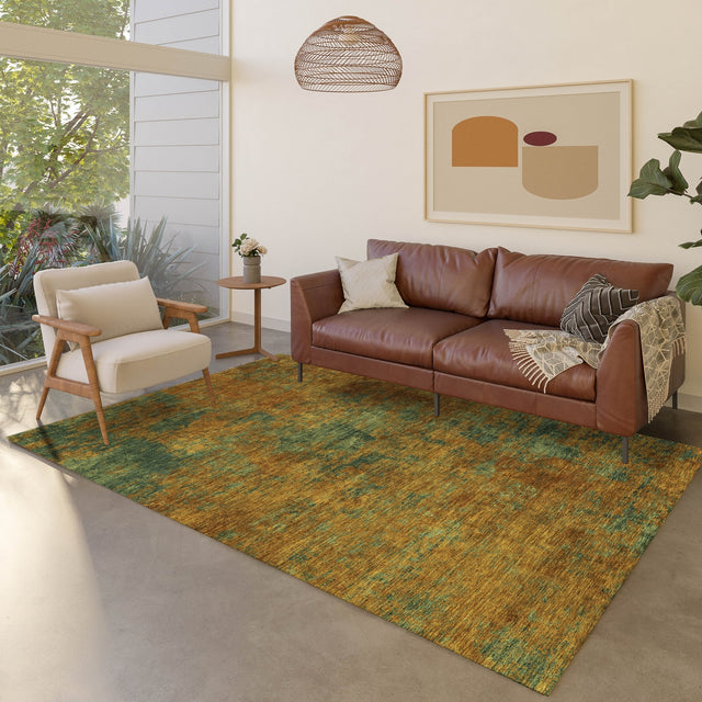 Dalyn Kochi KC2 Copper Rug shown in a room